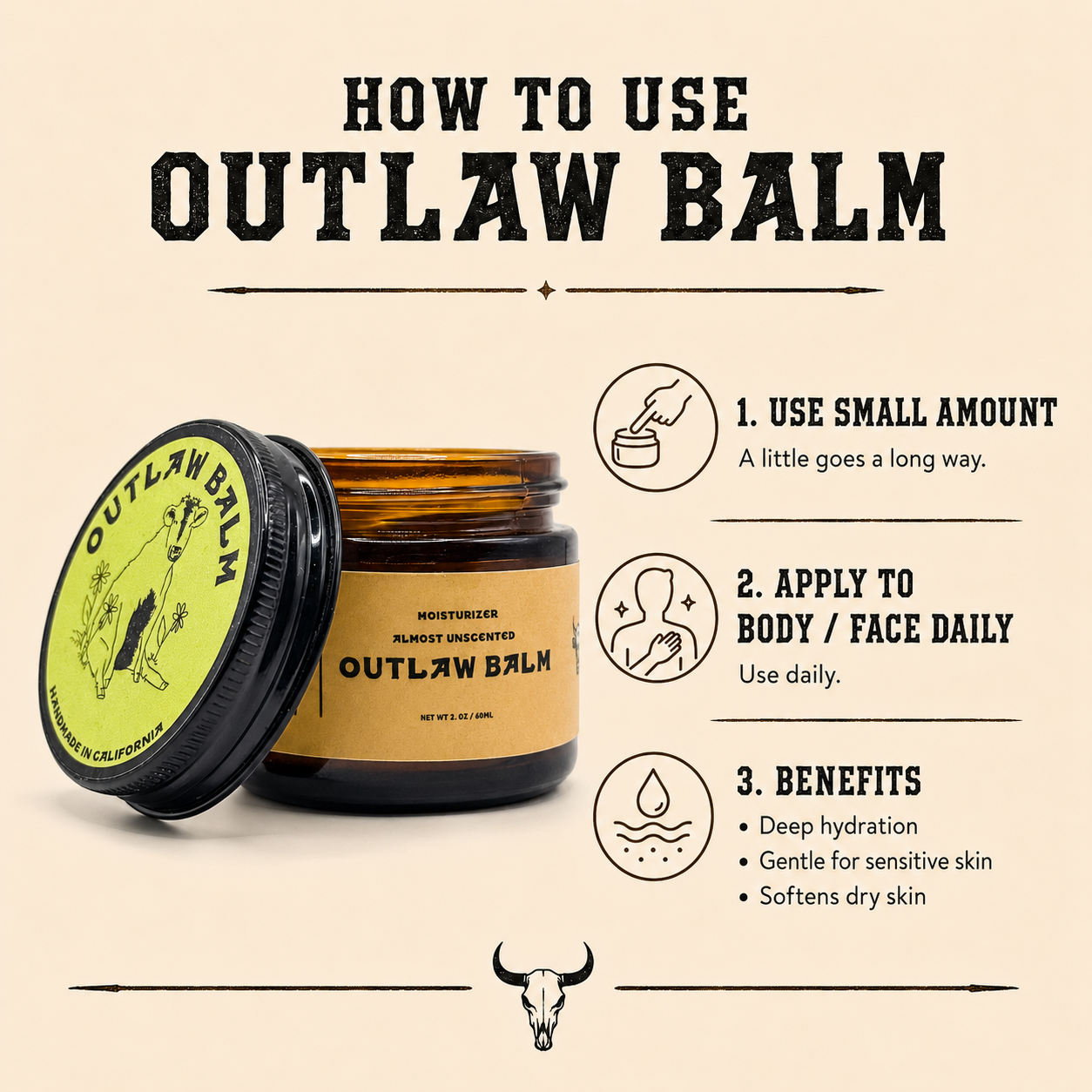 TALLOW BODY BALM - ALMOST UNSCENTED