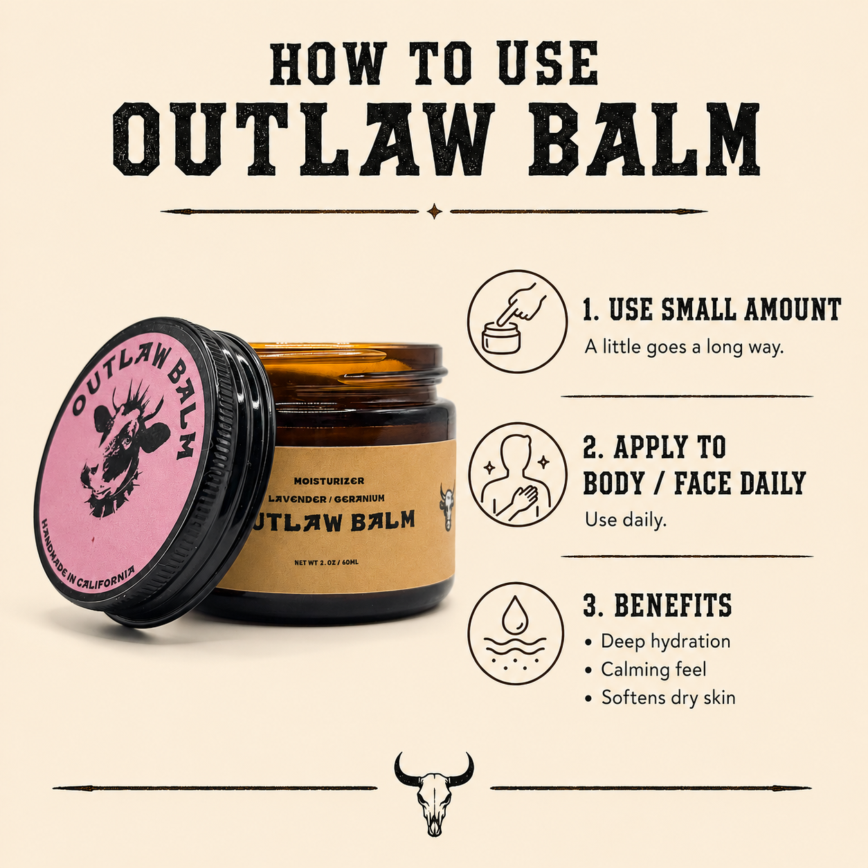 TALLOW BODY BALM - LAVENDER GERANIUM