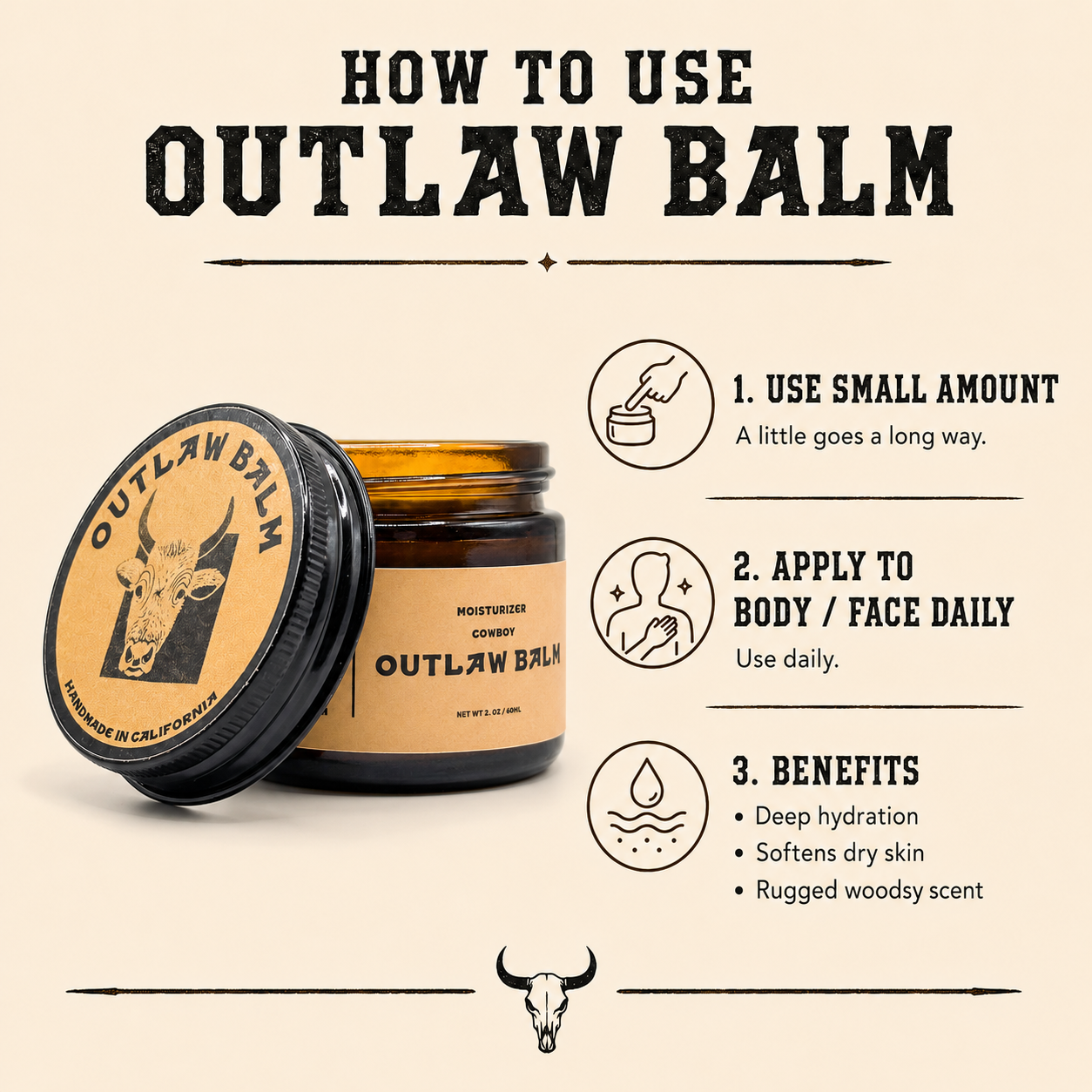 TALLOW BODY BALM - COWBOY